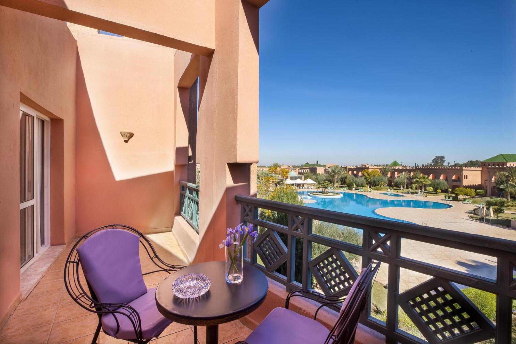 Grand Mogador Agdal & Spa Marrakesh Exterior photo A balcony at the hotel